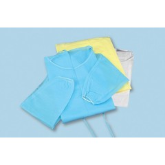 Plasdent STANDARD BARRIER GOWN/One Size Fits All (10pcs/bag) - YELLOW